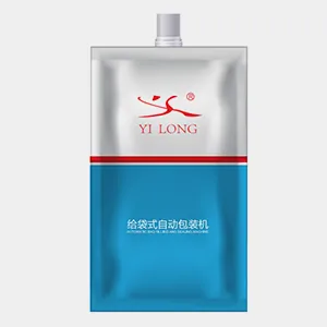 Envasadora e tampadora automática rotativa de sachês com bico