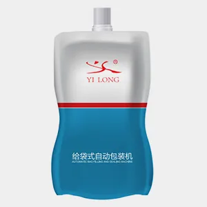 Envasadora e tampadora automática rotativa de sachês com bico