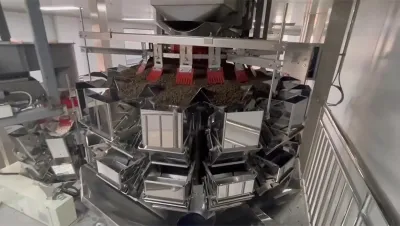 Embalagem de molho para ração de animais de estimação