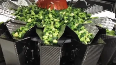 Embalagem para vegetais congelados